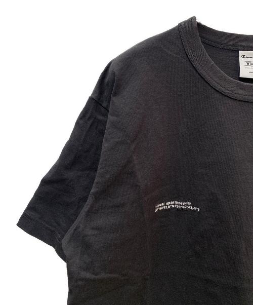 Champion（チャンピオン）Champion (チャンピオン) WTAPS (ダブルタップス) Champion(チャンピオン)WTAPS(ダブルタップス)半袖カットソーC8-D360 ブラック サイズ:Lの古着・服飾アイテム