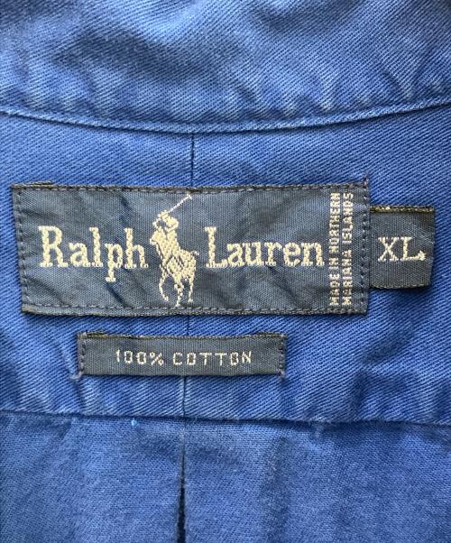 POLO RALPH LAUREN（ポロ・ラルフローレン）POLO RALPH LAUREN (ポロ・ラルフローレン) 長袖シャツ ブルー サイズ:XLの古着・服飾アイテム