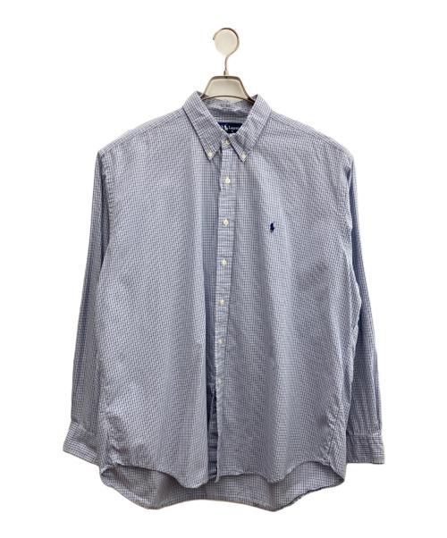 RALPH LAUREN（ラルフローレン）RALPH LAUREN (ラルフローレン) 長袖シャツ ブルー サイズ:XLの古着・服飾アイテム