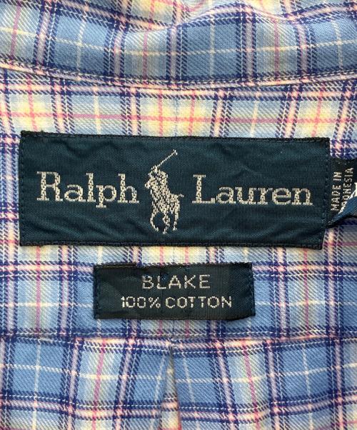 RALPH LAUREN（ラルフローレン）RALPH LAUREN (ラルフローレン) 長袖シャツ ブルー サイズ:XLの古着・服飾アイテム