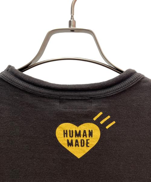 HUMAN MADE（ヒューマンメイド）HUMAN MADE (ヒューマンメイド) 半袖カットソー ブラック×イエロー サイズ:Ｍの古着・服飾アイテム