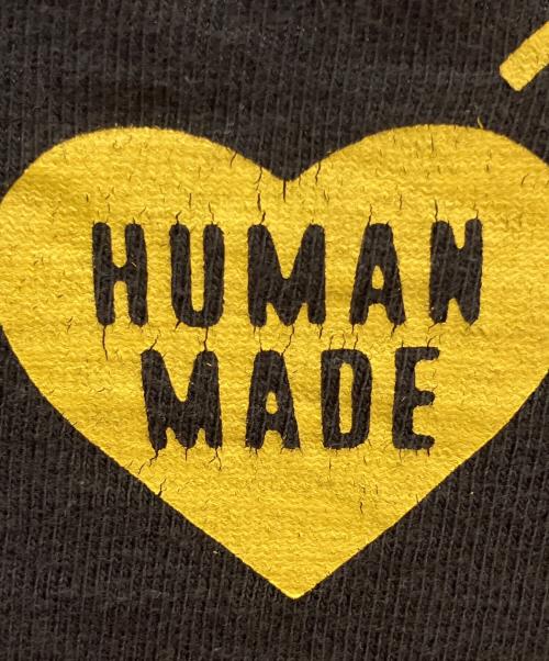 HUMAN MADE（ヒューマンメイド）HUMAN MADE (ヒューマンメイド) 半袖カットソー ブラック×イエロー サイズ:Ｍの古着・服飾アイテム