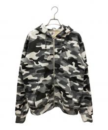 THE BLACK EYE PATCH（ブラックアイパッチ）の古着「パーカー」｜ホワイト×グレー