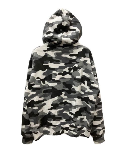 THE BLACK EYE PATCH（ブラックアイパッチ）THE BLACK EYE PATCH (ブラックアイパッチ) パーカー ホワイト×グレー サイズ:Ｍの古着・服飾アイテム