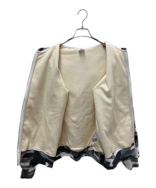THE BLACK EYE PATCH（ブラックアイパッチ）THE BLACK EYE PATCH (ブラックアイパッチ) パーカー ホワイト×グレー サイズ:Ｍの古着・服飾アイテム