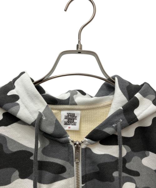 THE BLACK EYE PATCH（ブラックアイパッチ）THE BLACK EYE PATCH (ブラックアイパッチ) パーカー ホワイト×グレー サイズ:Ｍの古着・服飾アイテム