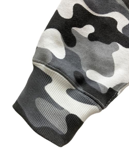 THE BLACK EYE PATCH（ブラックアイパッチ）THE BLACK EYE PATCH (ブラックアイパッチ) パーカー ホワイト×グレー サイズ:Ｍの古着・服飾アイテム
