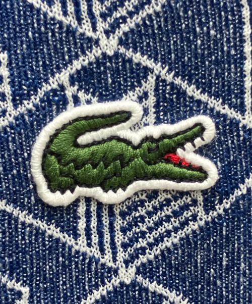 LACOSTE（ラコステ）LACOSTE (ラコステ) LACOSTE(ラコステ)サイドテーピングモノグラムジャカードトラックパンツ ネイビー サイズ:Ｍの古着・服飾アイテム