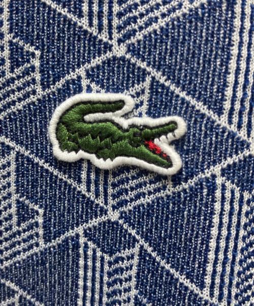 LACOSTE（ラコステ）LACOSTE (ラコステ) LACOSTE(ラコステ)モノグラムジャカードトラックジャケットメンズ ブルー サイズ:Ｓの古着・服飾アイテム