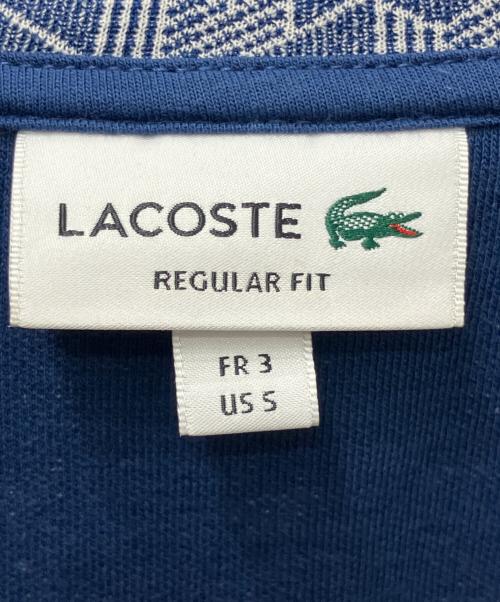 LACOSTE（ラコステ）LACOSTE (ラコステ) LACOSTE(ラコステ)モノグラムジャカードトラックジャケットメンズ ブルー サイズ:Ｓの古着・服飾アイテム