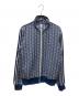 LACOSTE（ラコステ）の古着「LACOSTE(ラコステ)モノグラムジャカードトラックジャケットメンズ」｜ブルー