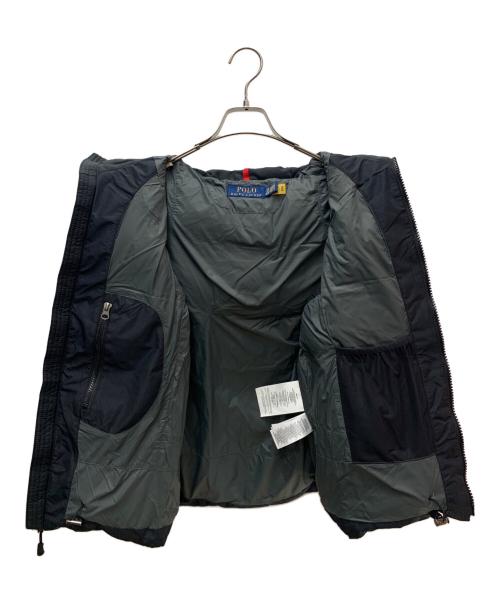 POLO RALPH LAUREN（ポロ・ラルフローレン）POLO RALPH LAUREN (ポロ・ラルフローレン) フーディダウンベスト ブラック サイズ:XSの古着・服飾アイテム