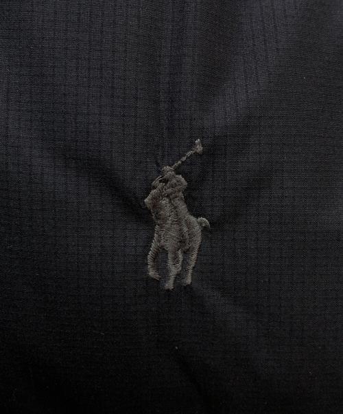 POLO RALPH LAUREN（ポロ・ラルフローレン）POLO RALPH LAUREN (ポロ・ラルフローレン) フーディダウンベスト ブラック サイズ:XSの古着・服飾アイテム