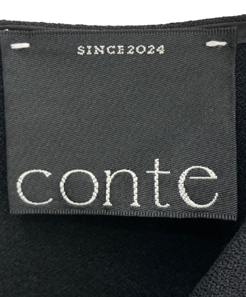 Conte（コンテ）conte (コンテ) マキシワンピース ブラック サイズ:FREEの古着・服飾アイテム