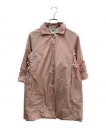 'S Max Mara（エスマックスマーラ）の古着「'S Max Mara(エスマックスマーラ)リバーシブルステンカラーコート」｜ピンク