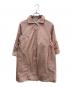 'S Max Mara（エスマックスマーラ）の古着「'S Max Mara(エスマックスマーラ)リバーシブルステンカラーコート」｜ピンク