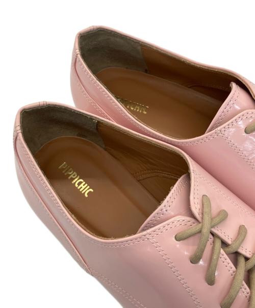 Pippichic（ピッピシック）Pippichic (ピッピシック) レースアップシューズ ピンク サイズ:23.5の古着・服飾アイテム
