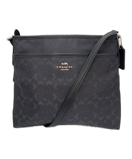 COACH（コーチ）COACH (コーチ) ショルダーバッグ/シグネチャー ブラックの古着・服飾アイテム