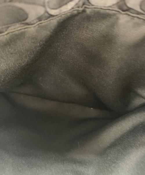 COACH（コーチ）COACH (コーチ) ショルダーバッグ/シグネチャー ブラックの古着・服飾アイテム