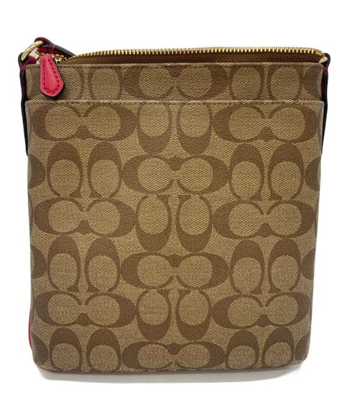 COACH（コーチ）COACH (コーチ) ショルダーバッグ/シグネチャー ブラウンの古着・服飾アイテム