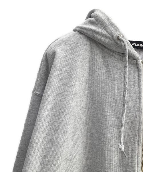 X-LARGE（エクストララージ）X-LARGE (エクストララージ) X-LARGE(エクストララージ)PAINTING ZIP-UPジップパーカー グレー サイズ:Lの古着・服飾アイテム