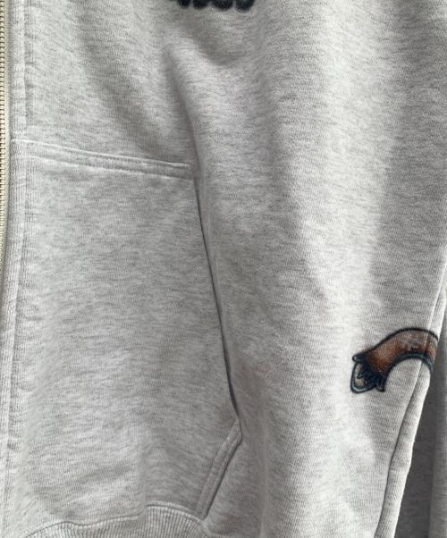 X-LARGE（エクストララージ）X-LARGE (エクストララージ) X-LARGE(エクストララージ)PAINTING ZIP-UPジップパーカー グレー サイズ:Lの古着・服飾アイテム