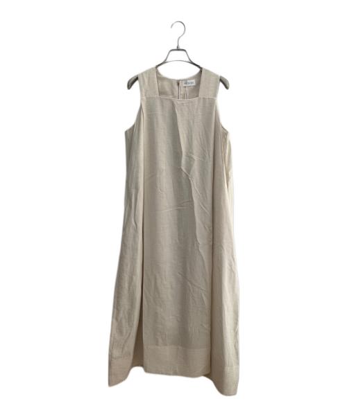 ROSIEE（ロージー）ROSIEE (ロージー) ノースリーブ・キャミソールワンピース ベージュ サイズ:FREE 未使用品の古着・服飾アイテム