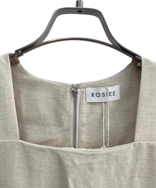 ROSIEE（ロージー）ROSIEE (ロージー) ノースリーブ・キャミソールワンピース ベージュ サイズ:FREE 未使用品の古着・服飾アイテム