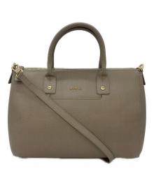 FURLA（フルラ）の古着「ショルダーバッグ」｜ベージュ