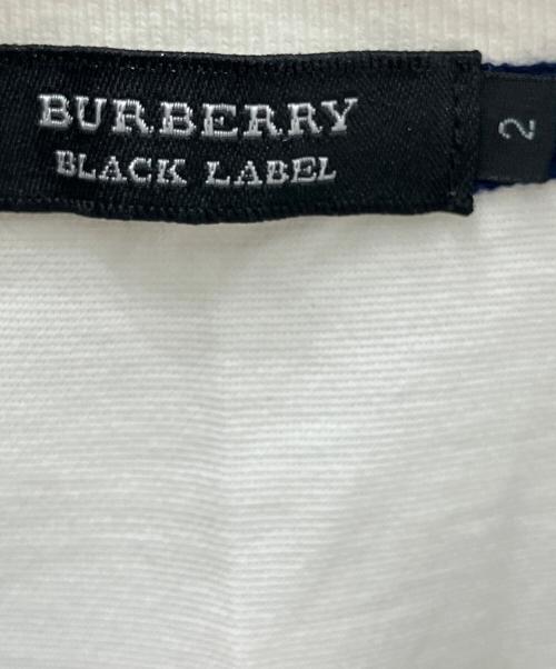BURBERRY BLACK LABEL（バーバリーブラックレーベル）BURBERRY BLACK LABEL (バーバリーブラックレーベル) ポロシャツ ホワイト サイズ:2の古着・服飾アイテム