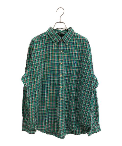 RALPH LAUREN（ラルフローレン）RALPH LAUREN (ラルフローレン) 長袖シャツ グリーン サイズ:XLの古着・服飾アイテム