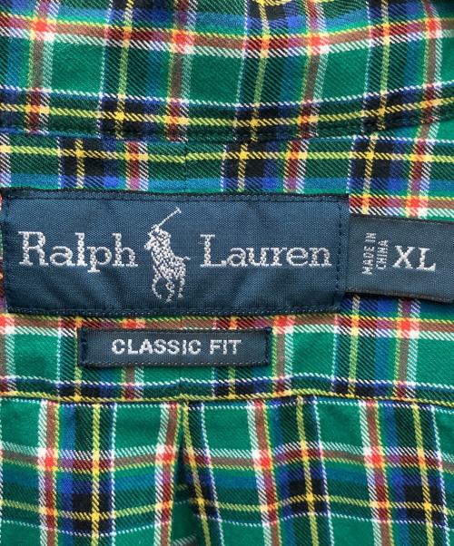 RALPH LAUREN（ラルフローレン）RALPH LAUREN (ラルフローレン) 長袖シャツ グリーン サイズ:XLの古着・服飾アイテム
