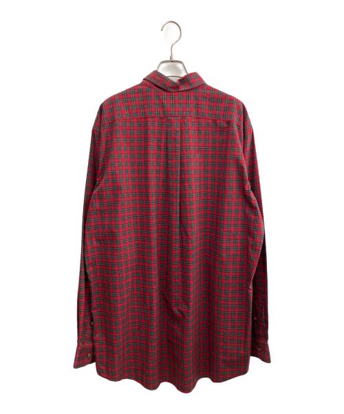 L.L.Bean（エルエルビーン）L.L.Bean (エルエルビーン) 長袖シャツ レッド×グリーン サイズ:Lの古着・服飾アイテム
