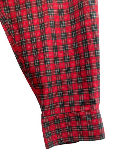 L.L.Bean（エルエルビーン）L.L.Bean (エルエルビーン) 長袖シャツ レッド×グリーン サイズ:Lの古着・服飾アイテム