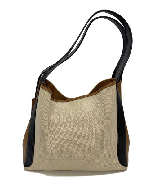 COACH（コーチ）COACH (コーチ) ハドリーホーボー ベージュ×ブラウンの古着・服飾アイテム