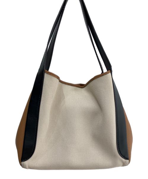 COACH（コーチ）COACH (コーチ) ハドリーホーボー ベージュ×ブラウンの古着・服飾アイテム