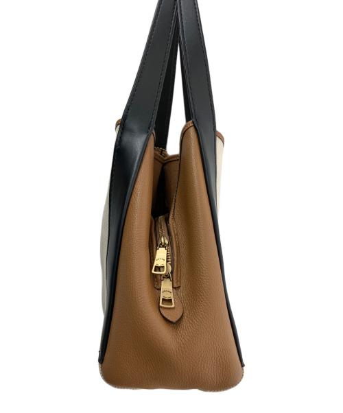 COACH（コーチ）COACH (コーチ) ハドリーホーボー ベージュ×ブラウンの古着・服飾アイテム