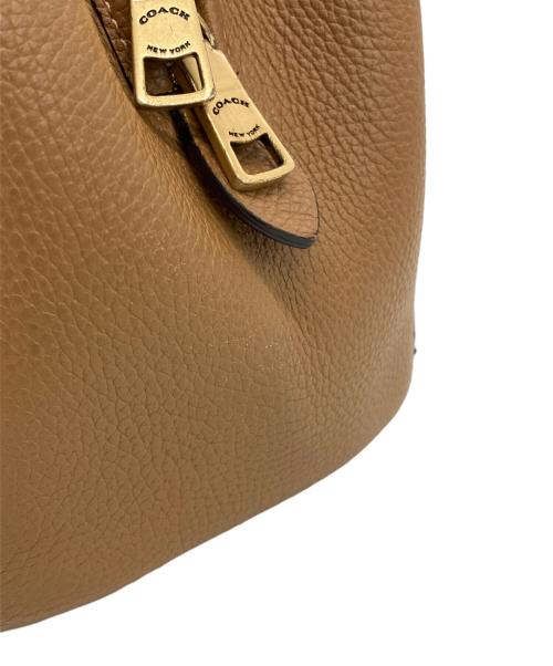 COACH（コーチ）COACH (コーチ) ハドリーホーボー ベージュ×ブラウンの古着・服飾アイテム