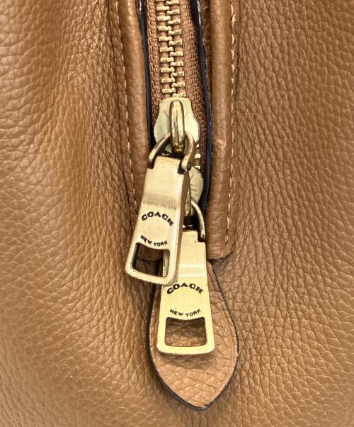 COACH（コーチ）COACH (コーチ) ハドリーホーボー ベージュ×ブラウンの古着・服飾アイテム