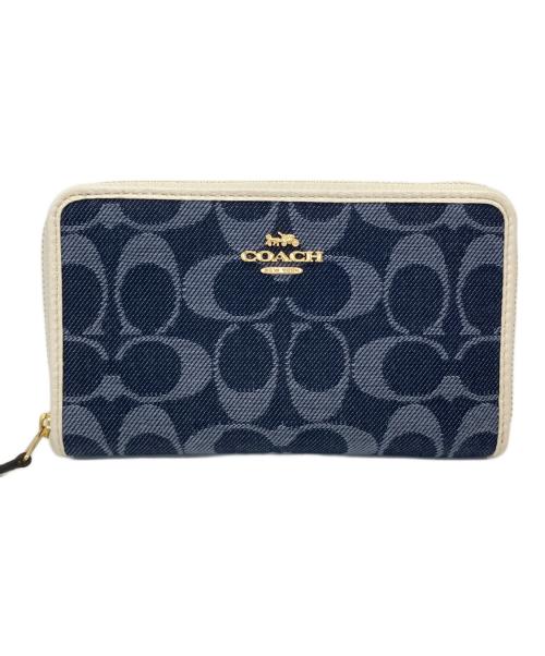COACH（コーチ）COACH (コーチ) COACH(コーチ)Signature C2884 ブルーの古着・服飾アイテム