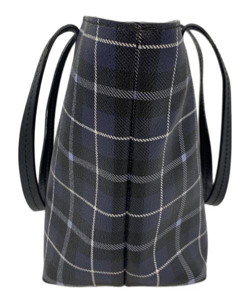 Kate Spade（ケイトスペード）Kate Spade (ケイトスペード) KATE SPADE(ケイトスペード) PXRU7133 042 HAWTHORNE LANE PLAID SMALL RYAN トートバッグ ネイビーの古着・服飾アイテム