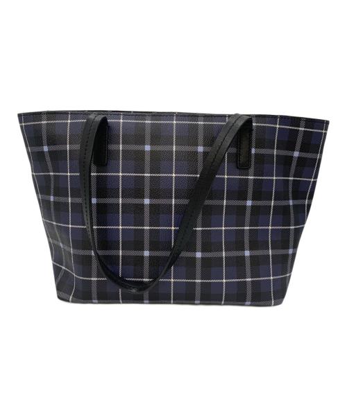Kate Spade（ケイトスペード）Kate Spade (ケイトスペード) KATE SPADE(ケイトスペード) PXRU7133 042 HAWTHORNE LANE PLAID SMALL RYAN トートバッグ ネイビーの古着・服飾アイテム