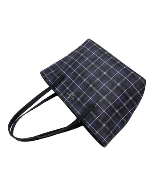Kate Spade（ケイトスペード）Kate Spade (ケイトスペード) KATE SPADE(ケイトスペード) PXRU7133 042 HAWTHORNE LANE PLAID SMALL RYAN トートバッグ ネイビーの古着・服飾アイテム