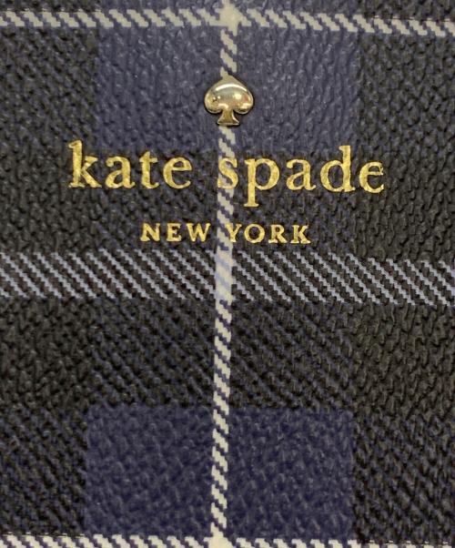 Kate Spade（ケイトスペード）Kate Spade (ケイトスペード) KATE SPADE(ケイトスペード) PXRU7133 042 HAWTHORNE LANE PLAID SMALL RYAN トートバッグ ネイビーの古着・服飾アイテム