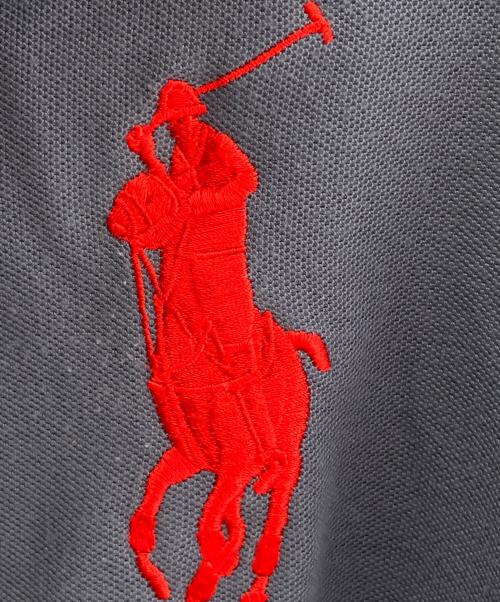 POLO SPORT（ポロスポーツ）POLO SPORT (ポロスポーツ) ポロシャツ ライトグレー サイズ:Ｍの古着・服飾アイテム