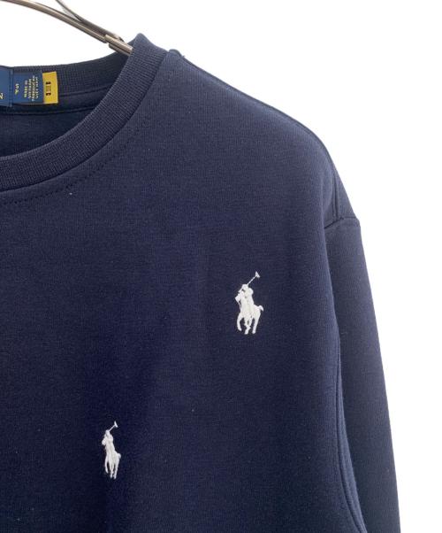 POLO RALPH LAUREN（ポロ・ラルフローレン）POLO RALPH LAUREN (ポロ・ラルフローレン) クルーネックスウェット ネイビー サイズ:Sの古着・服飾アイテム
