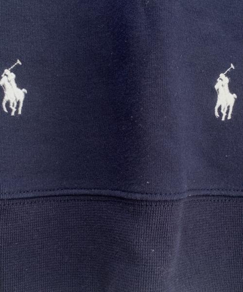 POLO RALPH LAUREN（ポロ・ラルフローレン）POLO RALPH LAUREN (ポロ・ラルフローレン) クルーネックスウェット ネイビー サイズ:Sの古着・服飾アイテム