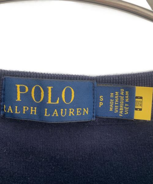 POLO RALPH LAUREN（ポロ・ラルフローレン）POLO RALPH LAUREN (ポロ・ラルフローレン) クルーネックスウェット ネイビー サイズ:Sの古着・服飾アイテム