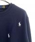 中古・古着 POLO RALPH LAUREN (ポロ・ラルフローレン) クルーネックスウェット ネイビー サイズ:S：10000円