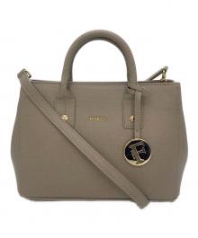FURLA（フルラ）の古着「リンダミニトートバッグ」｜グレージュ